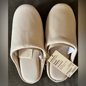 Muji slippers. New with tags. Size Large.